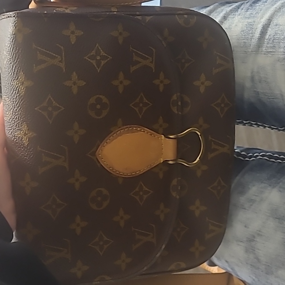 LOUIS VUITTON Saint Cloud GM M51242 Monogram Shoulder Bag Brown